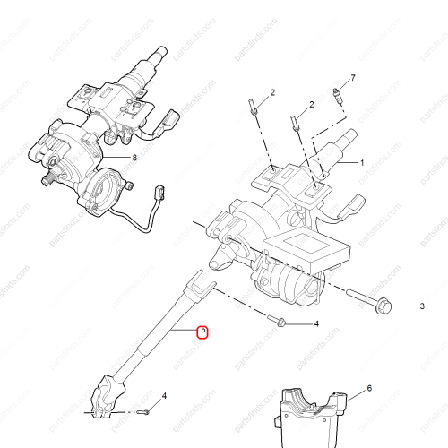 MG Steering Shaft Universal Joint  OEM 10446841 FOR  MG ZS