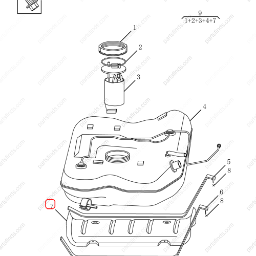 GEELY Fuel tank lower guard plate OEM 2010003800 / 1016015938 FOR  Emgrand GT