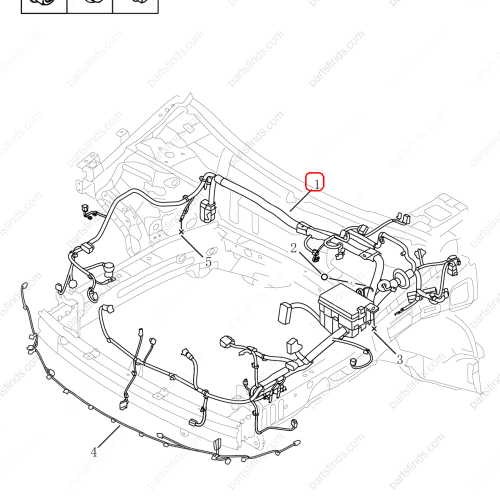 GEELY Engine compartment wiring harness OEM 7013083900 / 6600133309 FOR  Coolray