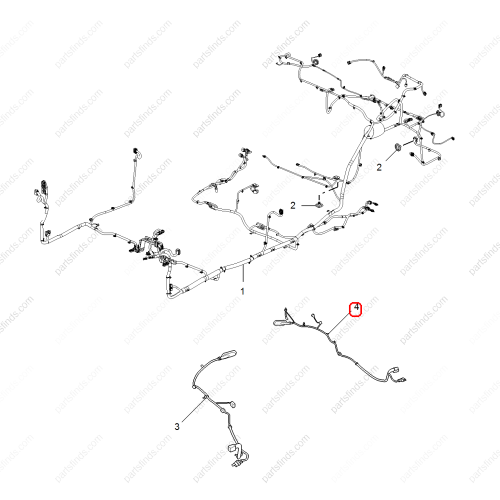 MG Wire harness OEM 10866844 FOR  MG6