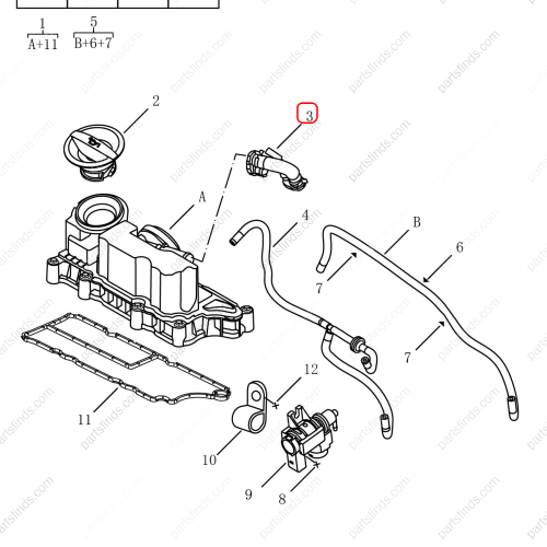 GEELY Ventilation duct OEM 1070005900 / 6600166868 FOR  Coolray