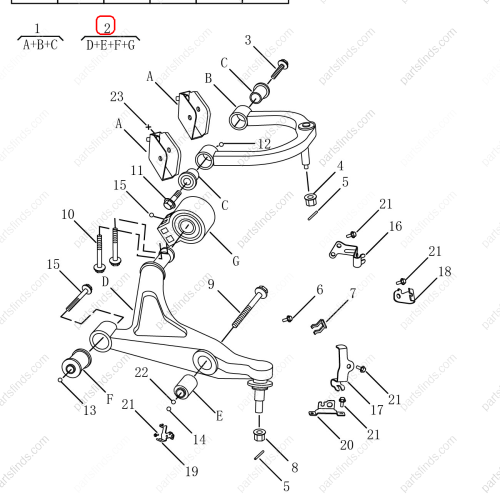 GEELY Control arm OEM 4017015900 / 1014030120 FOR  Emgrand GT