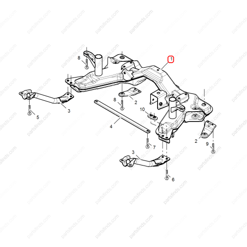 MG Front axle OEM 10190862 FOR  MG350 MG5