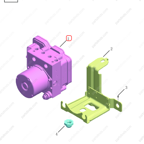 GEELY ABS pump OEM 4060025800 / 1014025642 FOR  Binrui