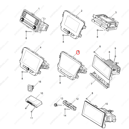 MG Multimedia player OEM 10669269 FOR  MG5