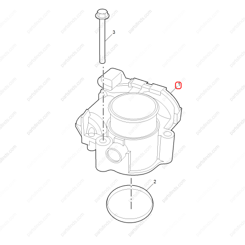 MG Throttle body OEM 10023267 FOR  MG550 MG6 MG750