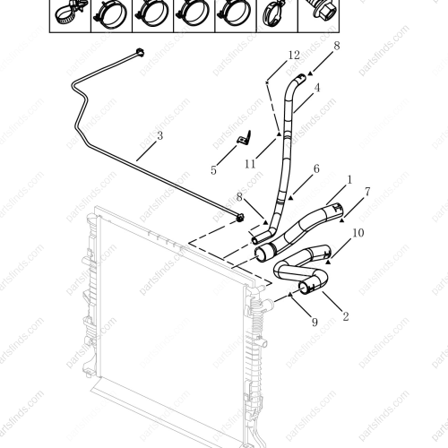 GEELY Clamp OEM JQ6714212E FOR  Emgrand X7 Sport