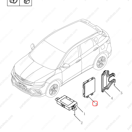 GEELY Body Control Module OEM 7090026300 / 6600277271 FOR  Coolray