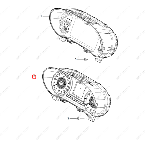 MG Combination instrument assembly OEM 10928425 FOR  MG ZS