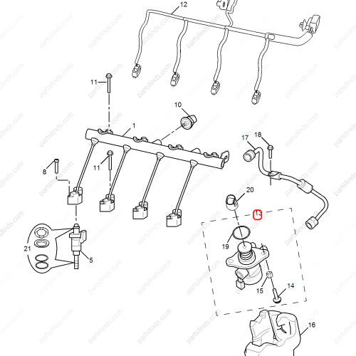 MG High pressure fuel pump OEM 12649461 FOR  RX5