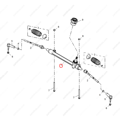 MG Steering gear OEM 10219446 FOR  MG GS