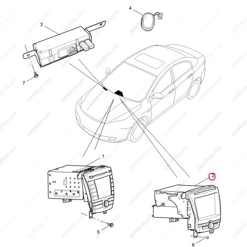 MG Navigation display OEM 10231447 FOR  MG5