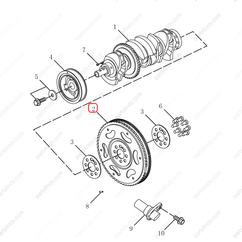 GEELY Flywheel OEM 1040004200 / 1016052052 FOR  Emgrand GT