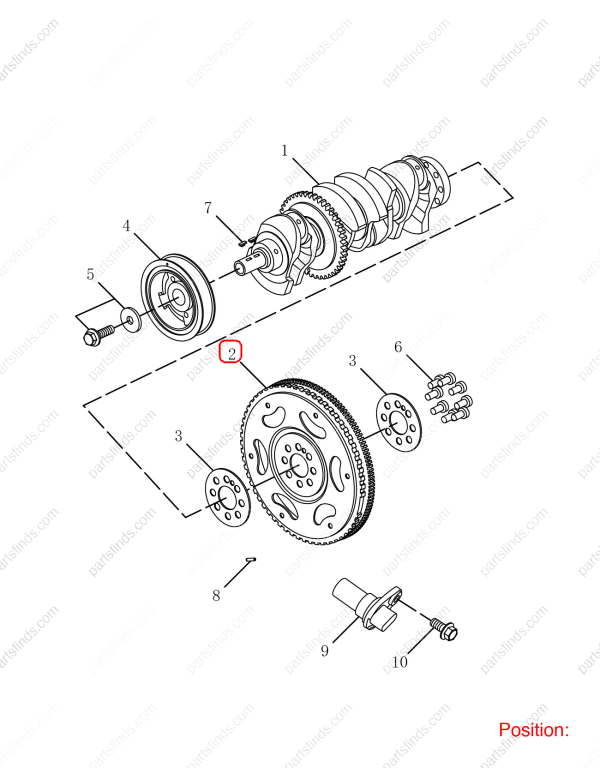 GEELY Flywheel OEM 1040004200 / 1016052052 FOR Emgrand GT