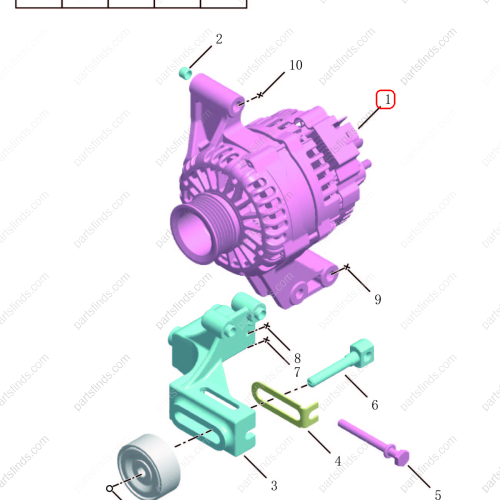 GEELY Generator OEM 1016060455 FOR  Binrui