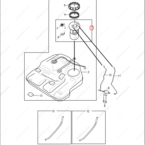 MG Fuel pump assembly OEM 10385644 FOR  RX5 MG GS