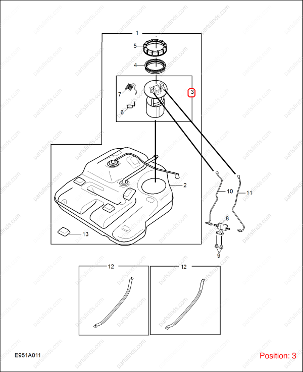 MG Fuel pump assembly OEM 10385644 FOR RX5 MG GS