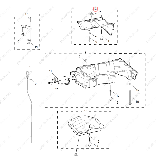 MG Oil baffle OEM 55588897 FOR  MG ZS