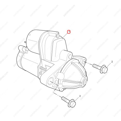 MG Starter motor OEM 10027684 FOR  MG550 MG6