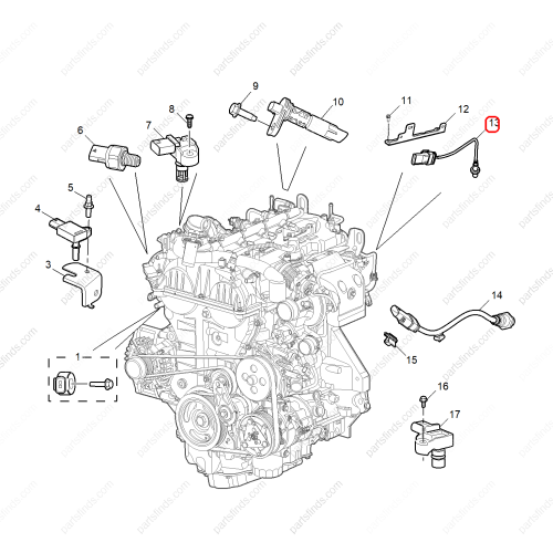 MG Oxygen sensor OEM 11139203 FOR  MG GT