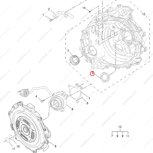 MG Transmission oil seal OEM 10240338 FOR  MG6 RX5 MG GS