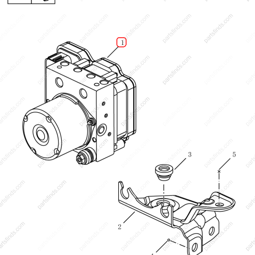 GEELY ABS pump OEM 4060005300 / 1014025096 FOR  Emgrand X7 Sport