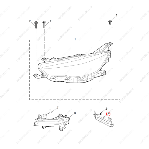 MG Headlight Bracket OEM 10340285 FOR  MG6 MG GT