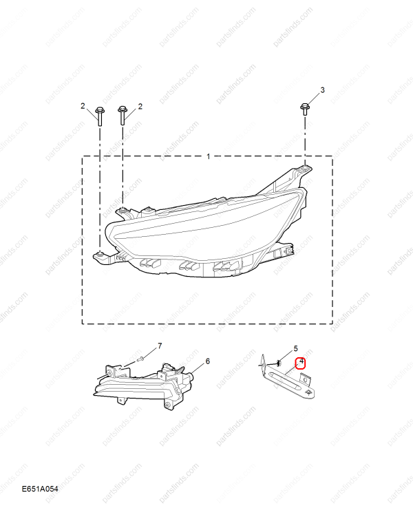 MG Headlight Bracket OEM 10340285 FOR MG6 MG GT