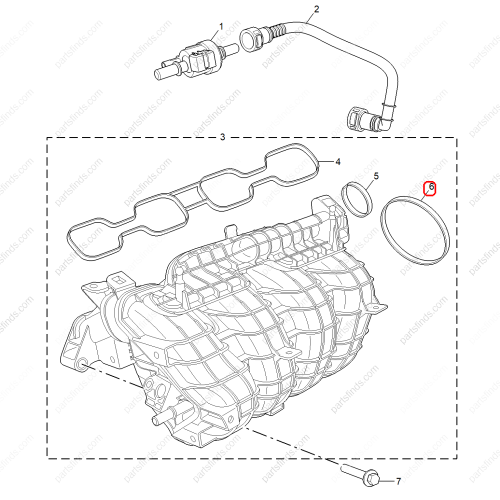 MG Throttle body gasket OEM 11163756 FOR  MG5