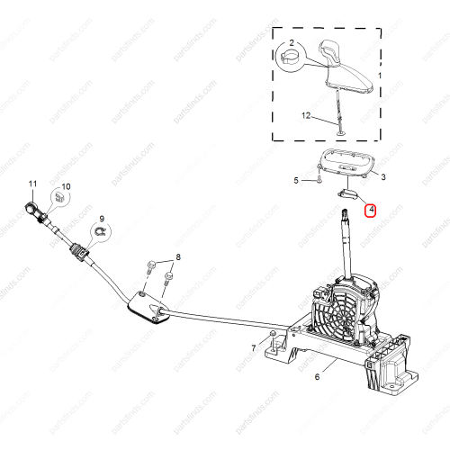 MG Gear position display OEM 10108832 FOR  MG350 MG5 MG GS