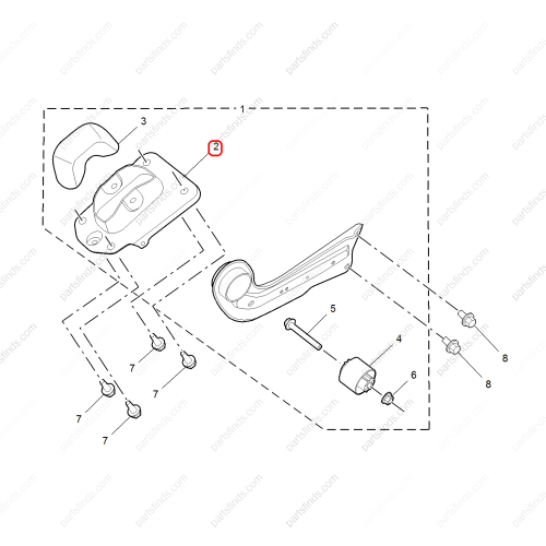 MG Control arm bracket OEM 10222153 FOR  MG6