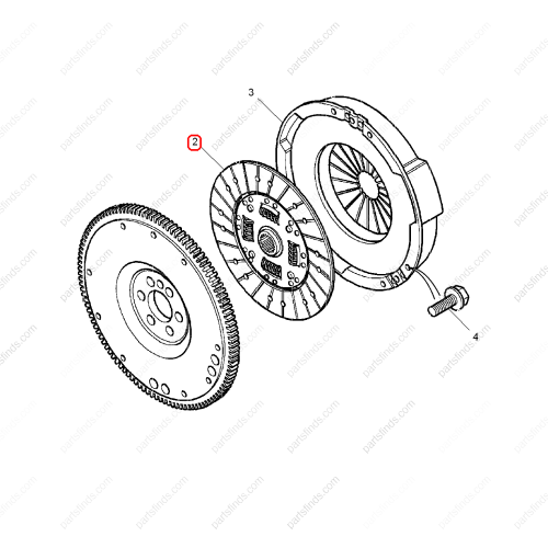 MG Clutch disc OEM 10026456 FOR  MG550 MG6