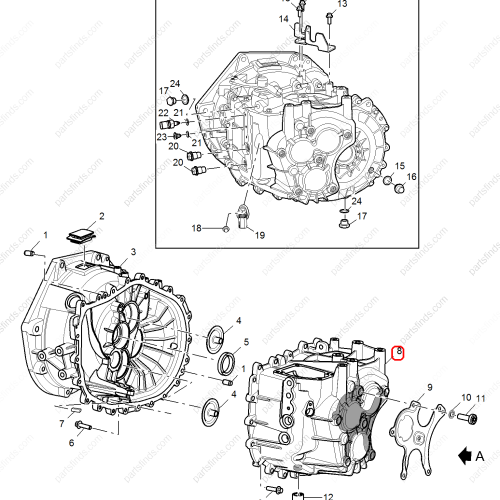 MG Transmission housing OEM 10021511 FOR  MG6 MG HS RX5 MG GS