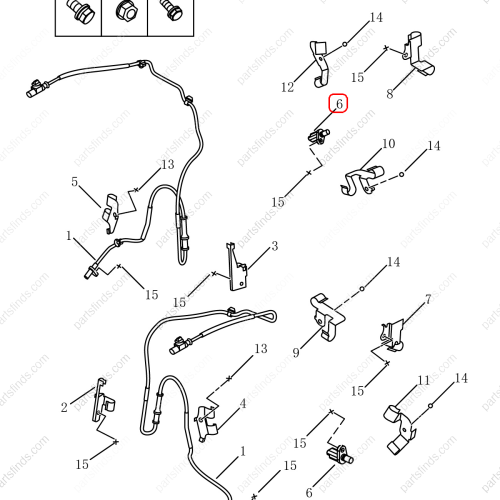 GEELY ABS sensor OEM 4060005500 / 1014025013 FOR  Emgrand X7 Sport