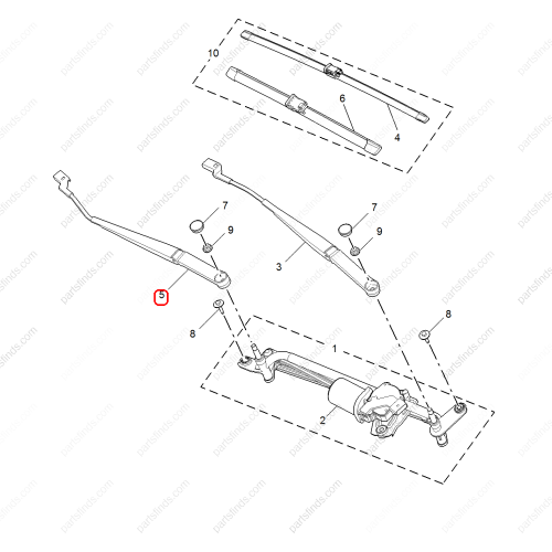 MG Wiper arm OEM 10238375 FOR  MG6