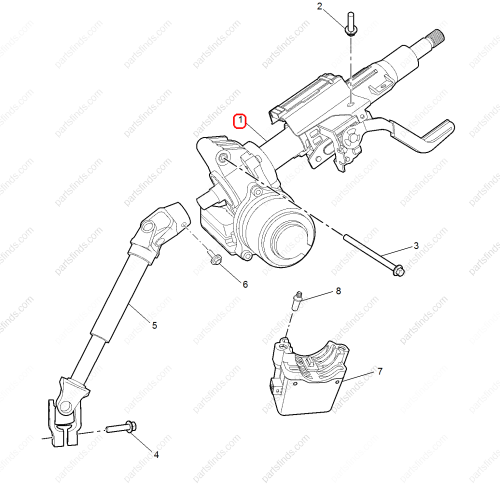 MG Steering column OEM 11474074 FOR  MG GT