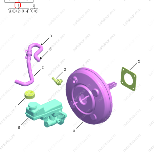 GEELY Brake assembly OEM 4056058800 / 6600041360 FOR  OKAVANGO