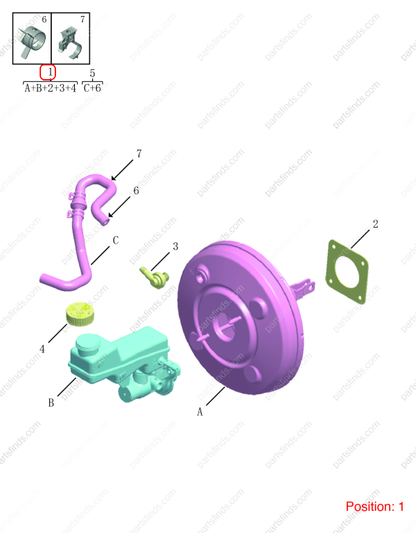 GEELY Brake assembly OEM 4056058800 / 6600041360 FOR OKAVANGO