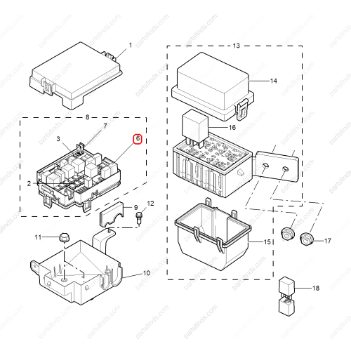 MG Relay OEM 10040326 FOR  MG350 MG5