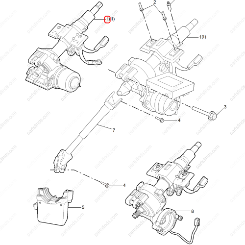 MG Steering column OEM 11165159 FOR  MG ZS