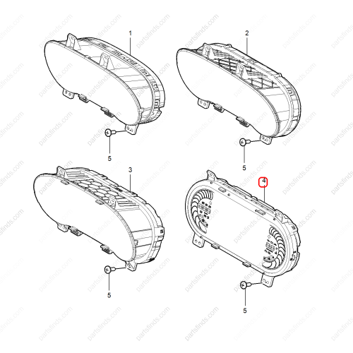 MG Combination instrument assembly OEM 11173575 FOR  MG5