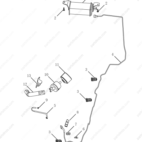 GEELY Activated carbon canister OEM 2019003500 / 1066030308 FOR  Emgrand GT