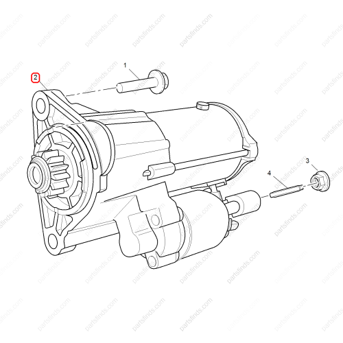 MG Starter motor OEM 10078529 FOR  MG HS