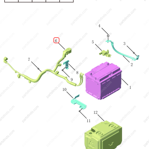 GEELY Battery cable OEM 7048048800 / 8891375725 FOR  Binrui