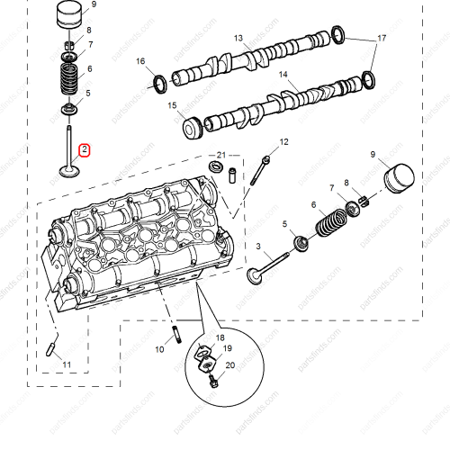 MG Valve OEM LGH10064 FOR  MG6 MG750