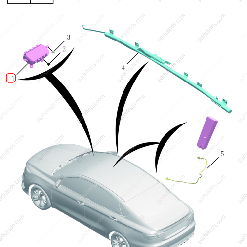 GEELY Side airbag OEM 8034018800 / 8891940184 FOR  Binrui