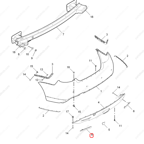 MG Bumper reflectors OEM 10012167 FOR  MG6