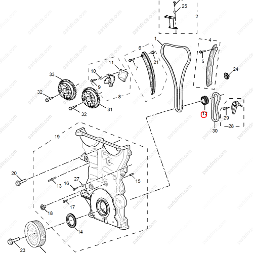 MG Timing gear OEM 12664050 FOR  MG ZS MG6 MG5 MG HS RX5