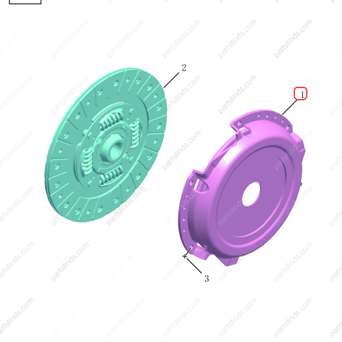 GEELY Clutch Pressure Plate OEM 113600016002 FOR  Emgrand