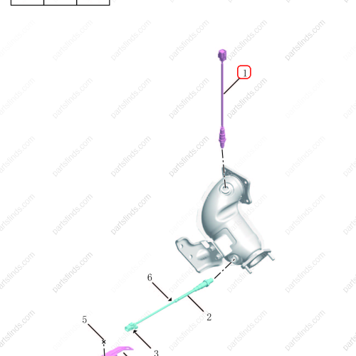 GEELY Oxygen sensor OEM 2052007700 / 1116050135 FOR  OKAVANGO